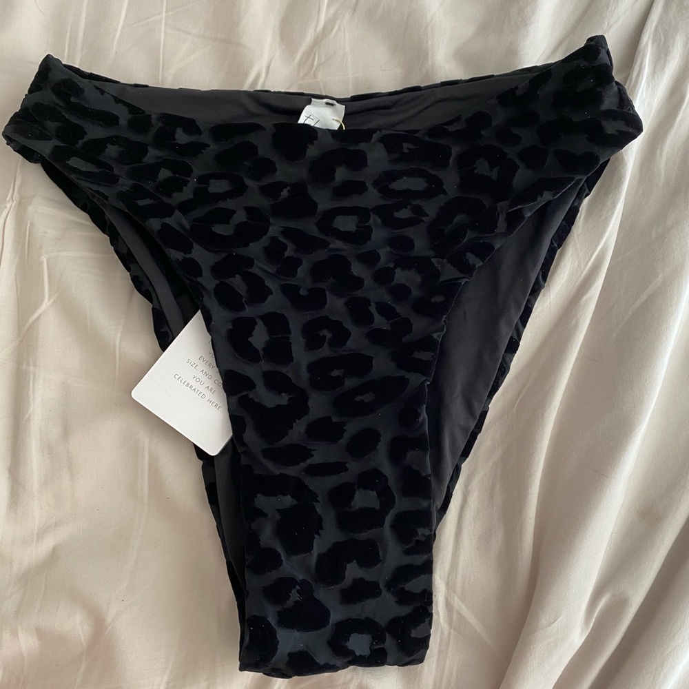 Toluca Swim Panthera Luna Midi Bottoms NWT